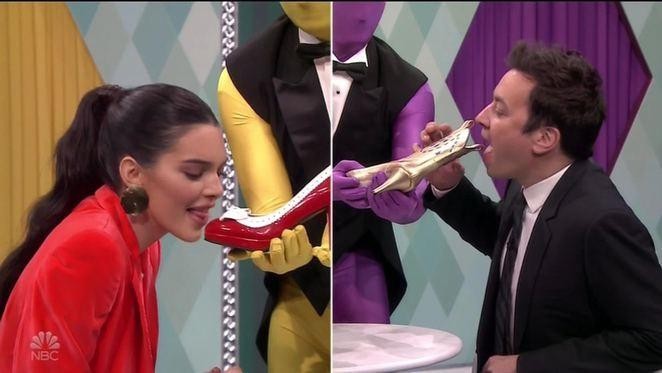 Məşhur modelə verilişdə ayaqqabı yedirtdilər - FOTOLAR